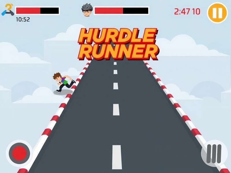 Hurdle Runner Main Gameplay Hurdle Runner Game Screenshot